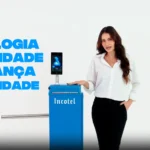 catracas de pedestres Incotel com reconhecimento facial
